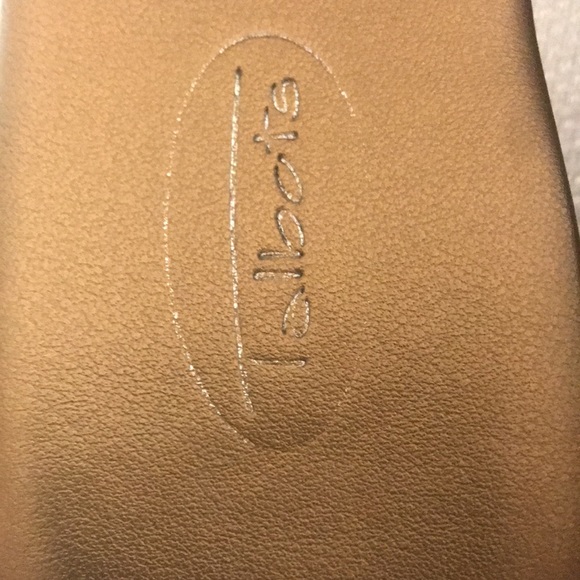 Talbots Ophelia 5 Slide On Sandals in Bamboo Pebbled Leather - Picture 6 of 10